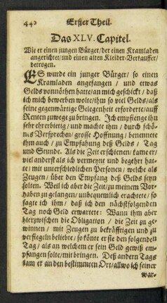 Das XLV. Capitel.