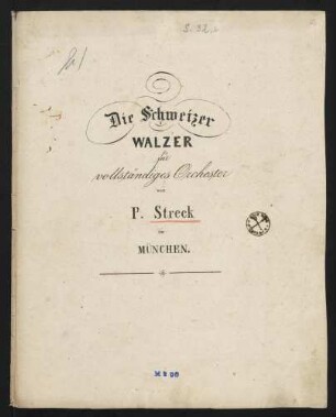 Die Schweizer Walzer für vollständiges Orchester