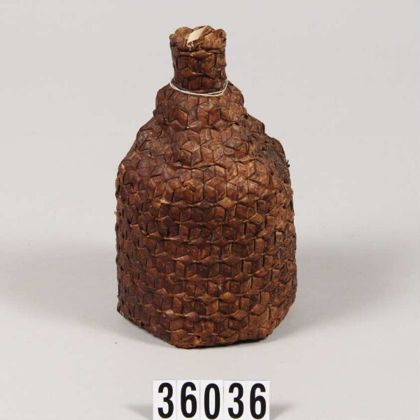 Basket, bottle-shaped