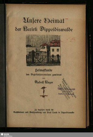 Unsere Heimat der Bezirk Dippoldiswalde : Heimatkunde