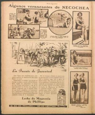 Algunos veraneantes de Necochea [Fotografías]