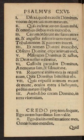 Psalmus CXVI.