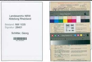 Entnazifizierung Georg Schlitter , geb. 02.10.1894 (Kaufmann)