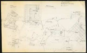 Shopping-Centre: Grundriss Erdgeschoss des mittleren Bereiches 1:200