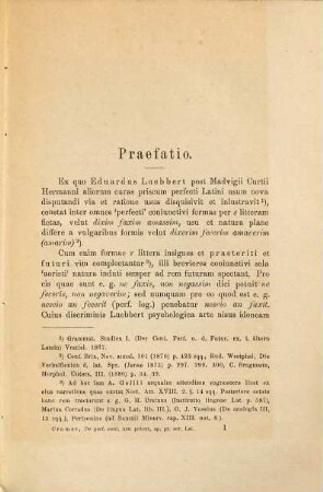 De perfecti coniunctivi usu potentiali apud priscos scriptores Latinos