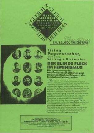 Der blinde Fleck im Feminismus Die Ignorierung der frauenwissenschaftlichen ... lesbischen Existenzweise