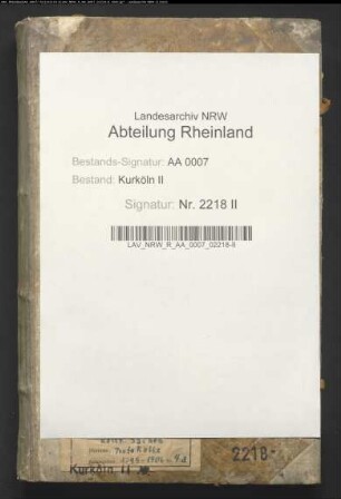 Protokolle der Kellnerei und Vogtei Hülchrath-Erprath: Band II