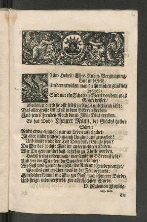 Trauergedichte.