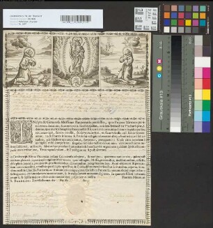 Frater Gerardus Sechten, Provinzial der Franziskaner-Rekollekten, nimmt Joseph Clemens und Johann Hugo Ferdinand von Bongard in die Bruderschaft des Ordens auf.