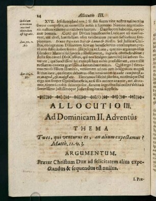 14-22, Allocutio III.