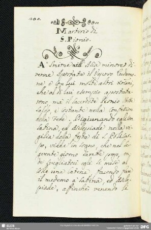 Martirio di San Pionio.
