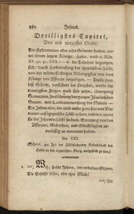 Dreissigstes Capitel, Drei und vierzigstes Orakel