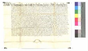 Bürgermeister und Rat der Stadt Gmünd verkaufen an Mutter und Schwestern im Seelhaus zu Gmünd 9 Gulden jährlichen Zins um 200 Gulden.