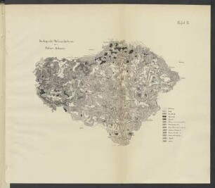Tafel II Geologische Uebersichtskarte des Plozen-Gebietes