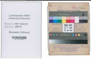Entnazifizierung Edmund Murawski , geb. 16.11.1891 (Gastwirt)