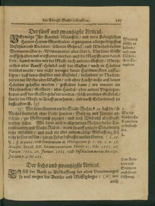 Der fünff und zwantzigste Articul.