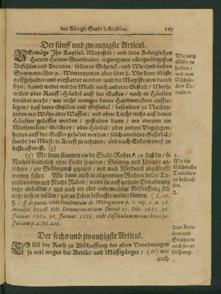 Der fünff und zwantzigste Articul.