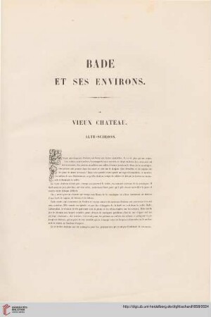 Le Vieux Chateau / Alte-Schloss