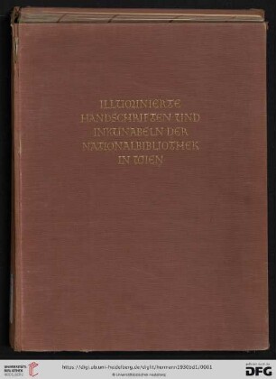 N.F. 6: Beschreibendes Verzeichnis der illuminierten Handschriften in Österreich: Oberitalien: Genua, Lombardei, Emilia, Romagna