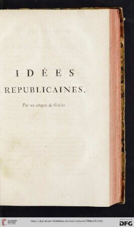 Idées republicaines