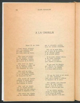A la criolla