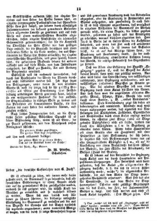 Ueber "die deutsche Kasuslehre von K. Juch"