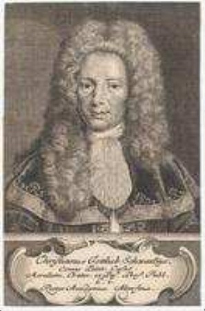 Christian Gottlieb Schwarz, Kaiserlicher Pfalzgraf, Professor und derzeitiger Rektor in Altdorf