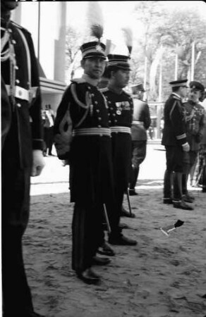 Cotroceni: Parade: Zwei japanische Militärattachés