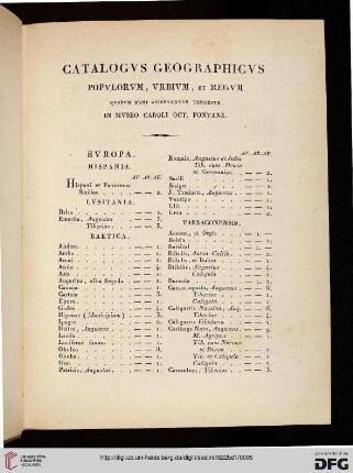 Catalogus geographicus