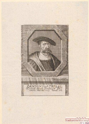 Anton (I.) Tetzel, Ratsherr und Duumvir; geb. 1459; gest. 1518