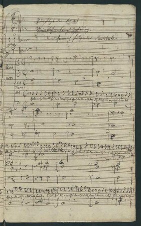 Recit[ativo] acc[ompagnato]: Erkennt o Sterbliche