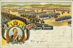 Gruss vom Kaiser-Manöver