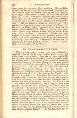 VI. Staatsarzneikunde.