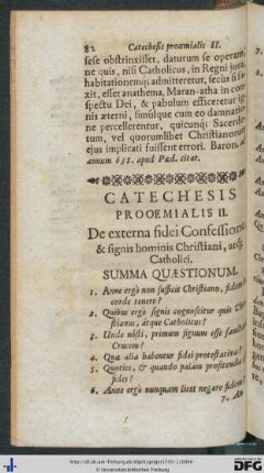 Catechesis Prooemialis II.
