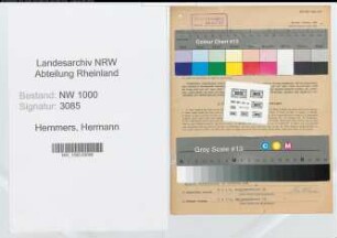 Entnazifizierung Hermann Hemmers, geb. 26.09.1894 (Dachdeckermeister)