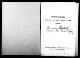 Steinhausen, Hermann Hans Emil - rechts- und verwaltungskundiges Mitglied des Senats 1901 ?