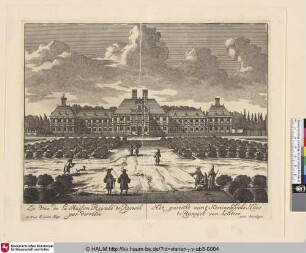 La Vue de la maison Royale de Rijswik par derriere
