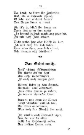 Das Geheimniß