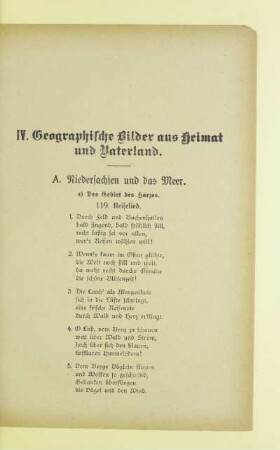 IV. Geographische Bilder aus Heimat und Vaterland