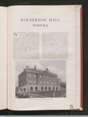 Wolterton Hall, Norfolk