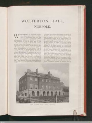 Wolterton Hall, Norfolk