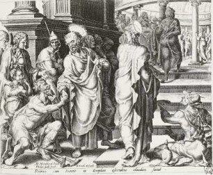 Petrus und Johannes heilen Kranke