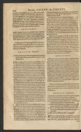 Decisio CXXXV.