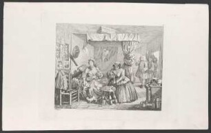 The Harlot's Progress, Blatt 3: Verhaftet von der Sittenpolizei
