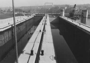 Baustelle Doppelschleuse Hofen/Neckar