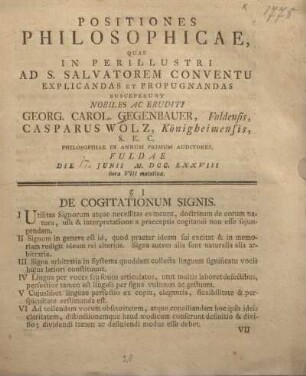 Positiones philosophicae