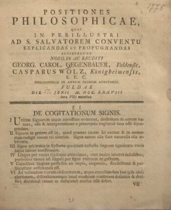 Positiones philosophicae