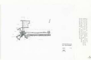 Krankenhaus, Berlin-Borsigwalde (Diplomarbeit bei Bernhard Hermkes): Grundriss Erdgeschoss 1:500