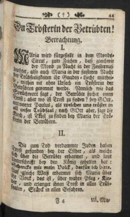 Du Trösterin der Betrübten