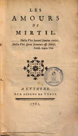 Les Amours de Mirtil